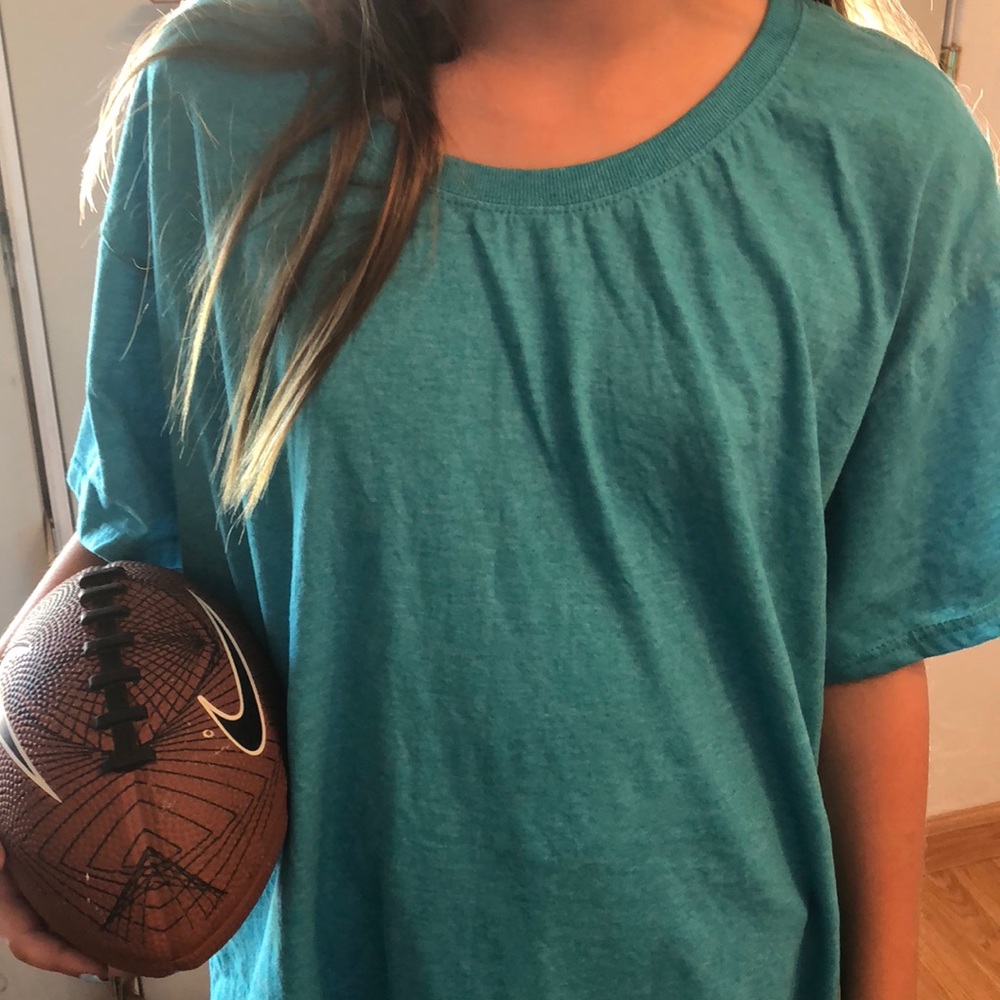 Mossy Oak teal shirt
